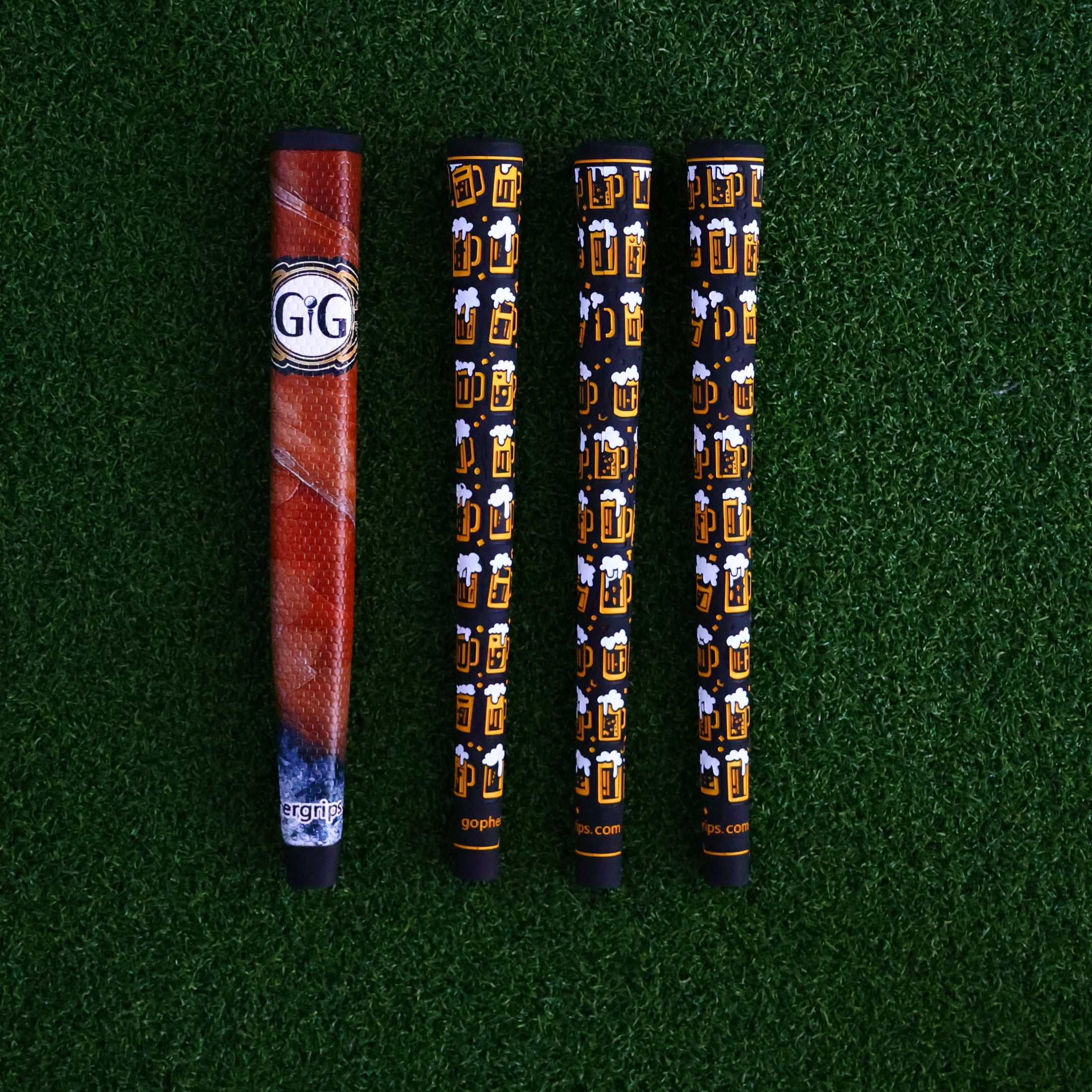 cigarette putter grip STM Checkmate King Both grips are made from a soft Combo Package (3 Iron Grips+