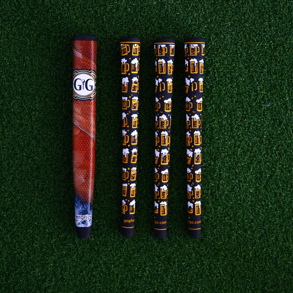 cigarette putter grip Combo Package (3 Iron Grips+ Putter Grip) – Gopher Grips cigarette putter grip Combo Package (3 Iron Grips+ Putter Grip) – Gopher Grips